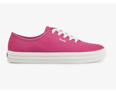 Keds Breezie Kanvas Spor Ayakkabı Kadın Pembe | 3YrVF49i