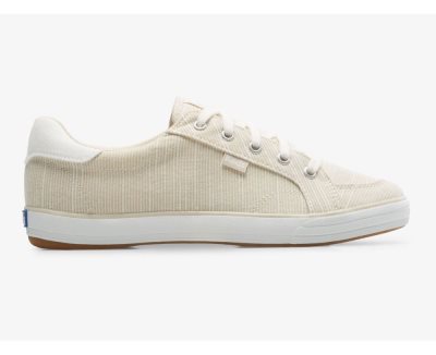 Keds Center III Slub Stripe Bağcıklı Ayakkabı Kadın Kahverengi Çizgili | yy62UjMT