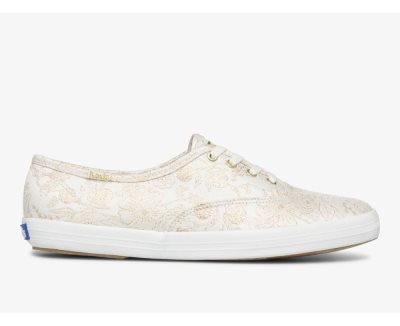 Keds Keds x Rifle Paper Co. Champion Colette Jacquard Spor Ayakkabı Kadın Beyaz | EfMpLzWn