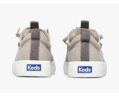 Keds Kickback Kanvas Washable Spor Ayakkabı Kadın Gri | 5rRA8PgJ