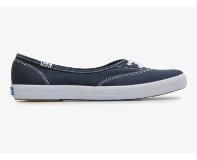 Keds The Mini Kanvas Kanvas Ayakkabı Kadın Lacivert | S3aidhnI