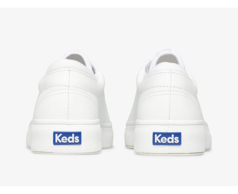 Keds Alley Deri Spor Ayakkabı Kadın Beyaz | MYqTRZNh