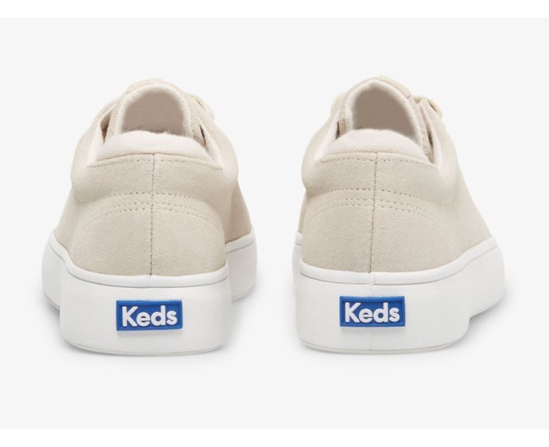 Keds Alley Süet Spor Ayakkabı Kadın Beyaz | G4IBDcx3