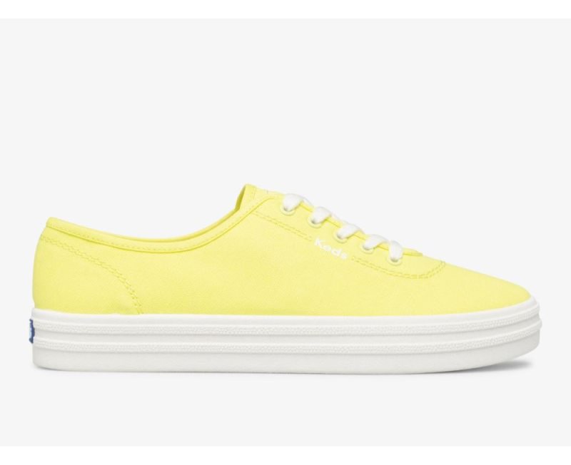 Keds Breezie Kanvas Neon Spor Ayakkabı Kadın Sarı | cfYkVQV4