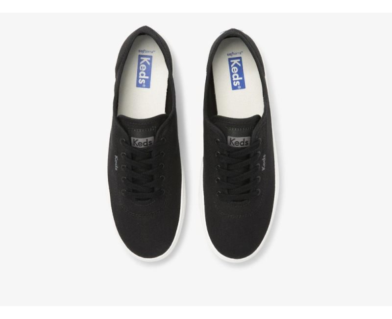 Keds Breezie Kanvas Spor Ayakkabı Kadın Siyah | TFGf8BMo