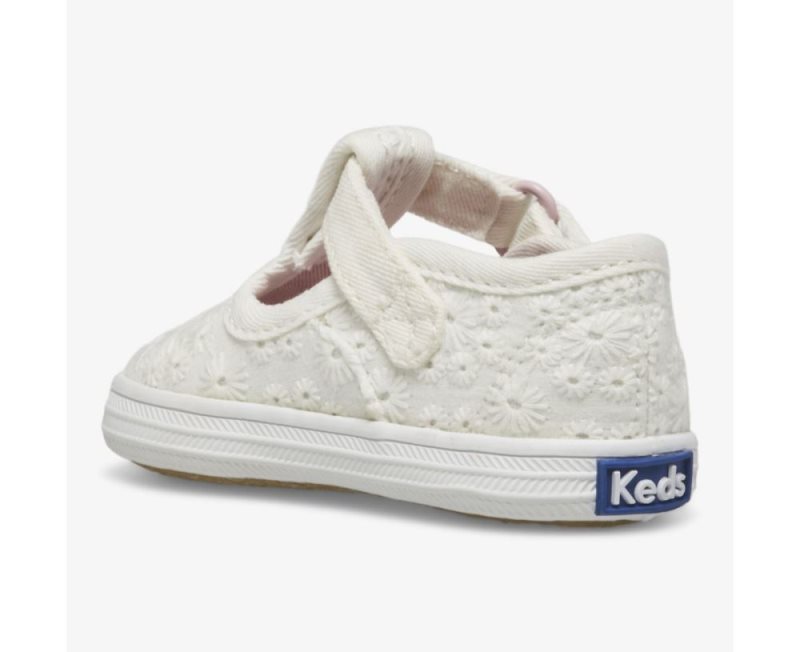 Keds Champion Burunlu Cap T-Askılı Ayakkabı Çocuk Beyaz | Rvxhd0Uk