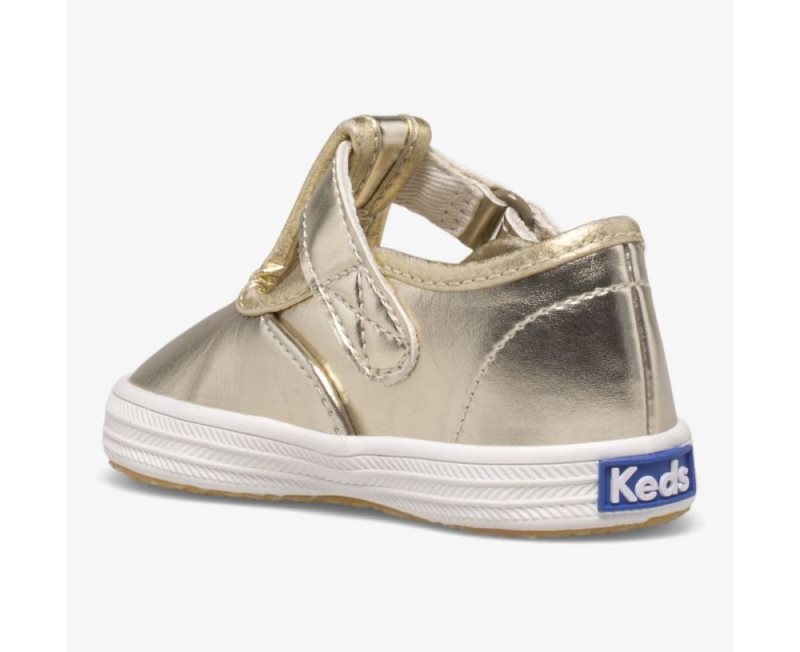 Keds Champion Burunlu Cap T-Askılı Spor Ayakkabı Çocuk Metal | Cf9xlD9m