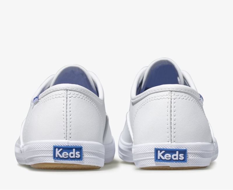 Keds Champion CVO Deri Spor Ayakkabı Çocuk Beyaz | YVesIfw9