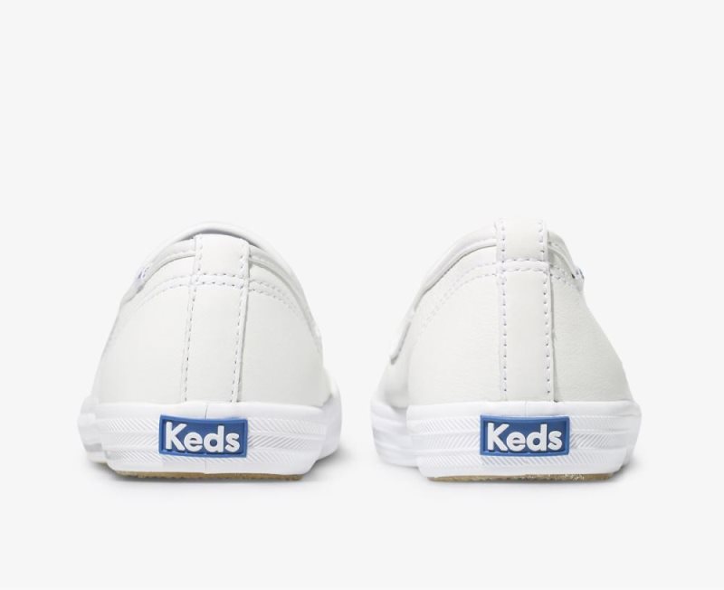 Keds Champion Deri Deri Ayakkabı Kadın Beyaz | HFjHvery