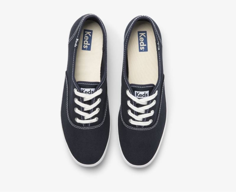 Keds Champion Feat. Organic Pamuklu Spor Ayakkabı Kadın Lacivert | cg60qEbt