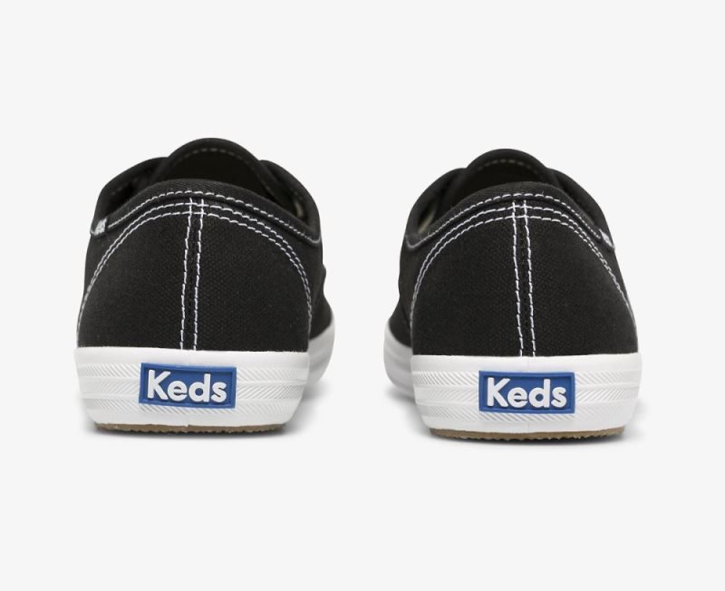 Keds Champion Feat. Organic Pamuklu Spor Ayakkabı Kadın Siyah | t9GBkEX2