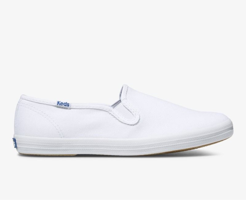 Keds Champion Kanvas Makosen Ayakkabı Kadın Beyaz | zObn4vQk