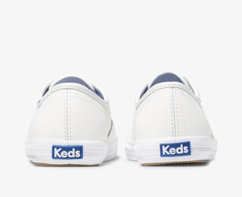 Keds Champion Orjinal Deri Deri Ayakkabı Kadın Beyaz | ErCjOQ06