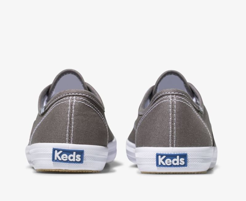 Keds Champion Orjinal Kanvas Ayakkabı Kadın Koyu Gri | 2c0BcX0j