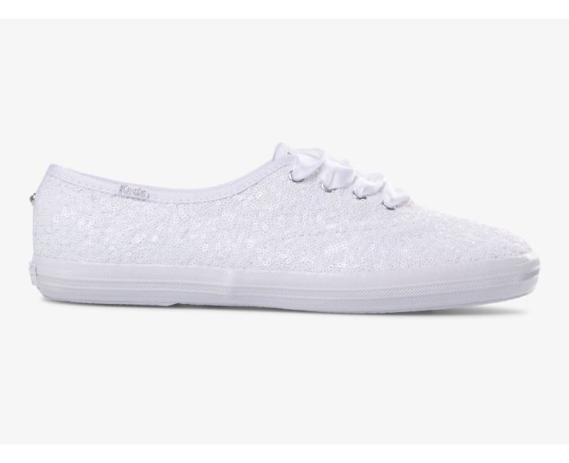 Keds Champion Sequins Spor Ayakkabı Kadın Beyaz | KJFqLnxi