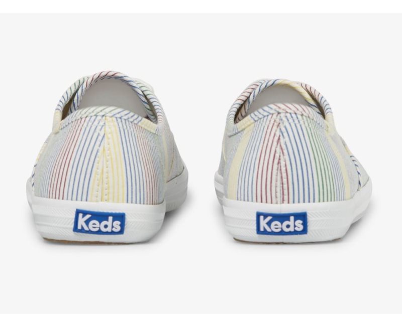 Keds Champion Surf Stripe Spor Ayakkabı Kadın Renkli Beyaz | nh1ICiKx