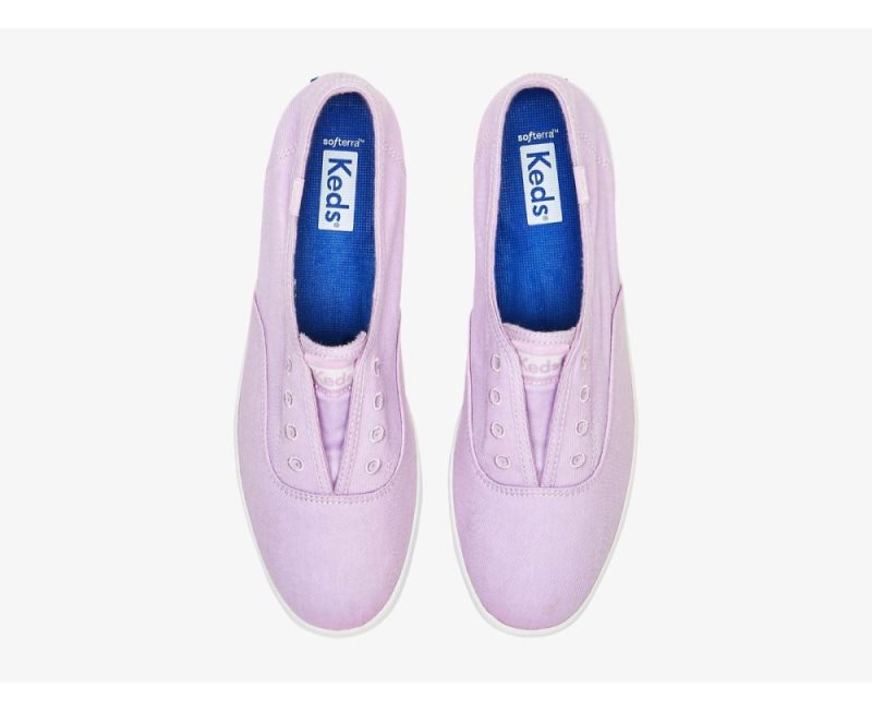 Keds Chillax Washable Twill Makosen Ayakkabı Kadın Lilac | ILaJ2sxC