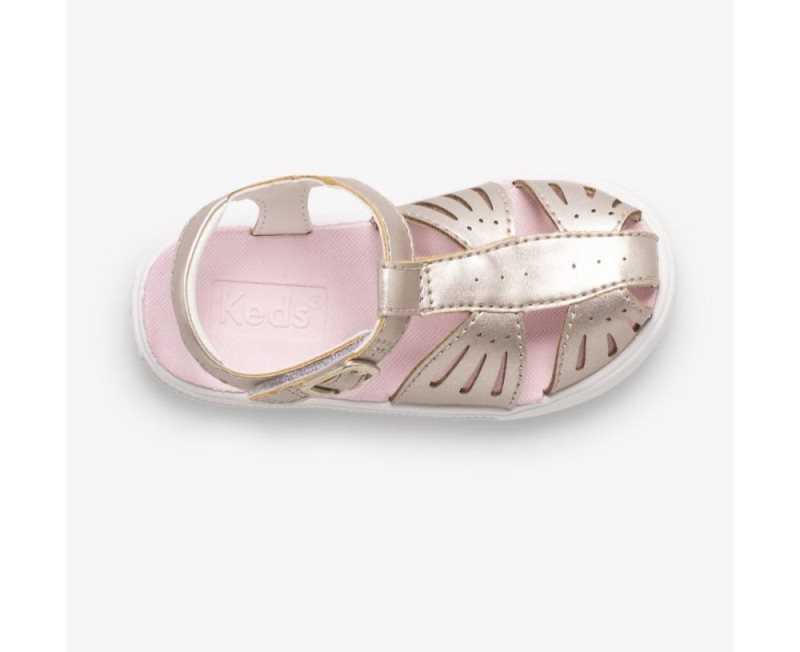 Keds Daphne Butterfly Sandalet Çocuk Pembe Altın | X7ozaTAd