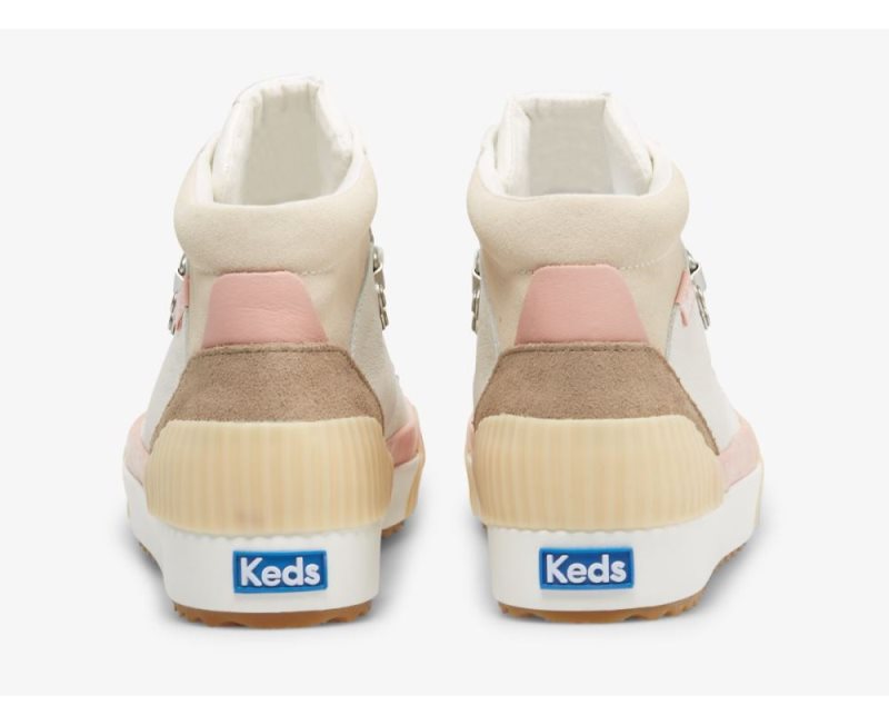 Keds Demi TRX Mid Cut Deri Spor Ayakkabı Kadın Blush | BVABbO02