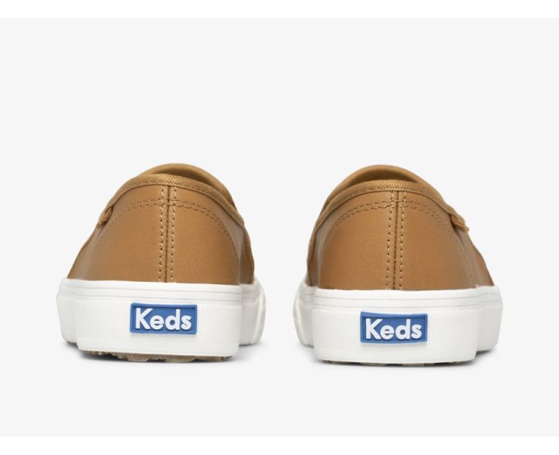 Keds Double Decker Deri Spor Ayakkabı Kadın Mocha | lH5DkrVC