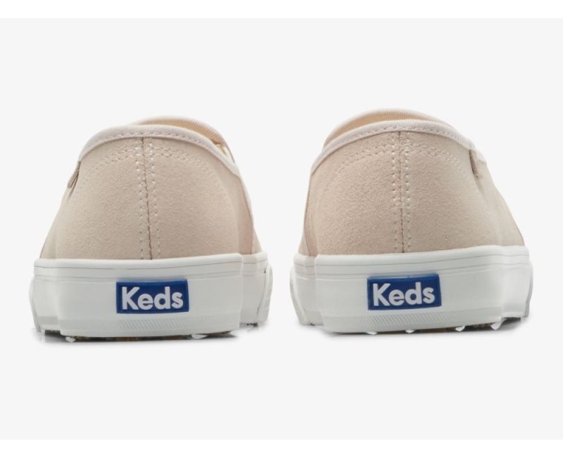 Keds Double Decker Perf Süet Makosen Ayakkabı Kadın Açık Pembe | uzXxocjI