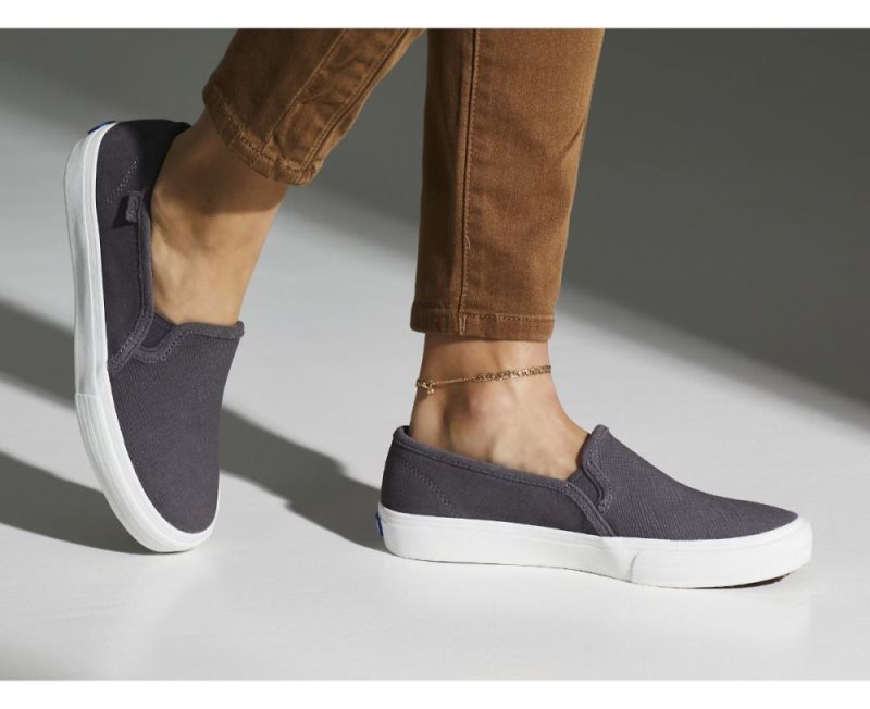 Keds Double Decker Süet Spor Ayakkabı Kadın Smoke | s1hwyJgn