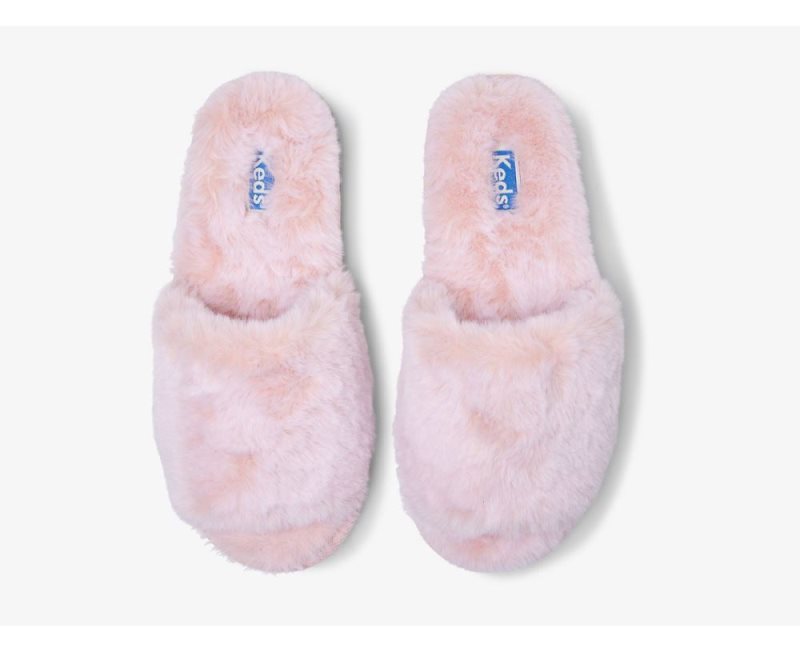 Keds Fuzzy Terlik Terlik Makosen Ayakkabı Kadın Blush | fJdCIPGS