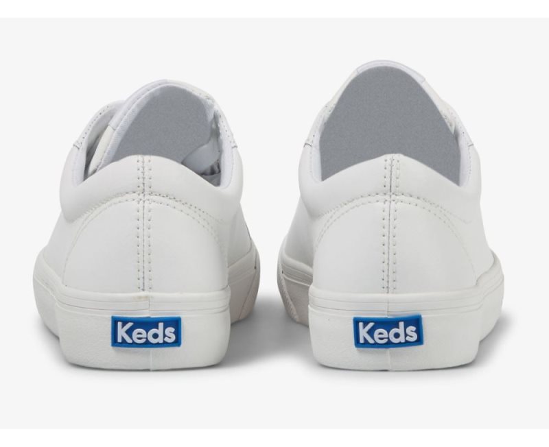 Keds Jump Kick Deri Spor Ayakkabı Kadın Beyaz | 98UjPAEE