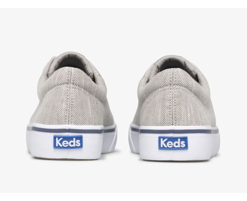 Keds Jump Kick Stripey Knit Spor Ayakkabı Kadın Gri | PwtBxsnE