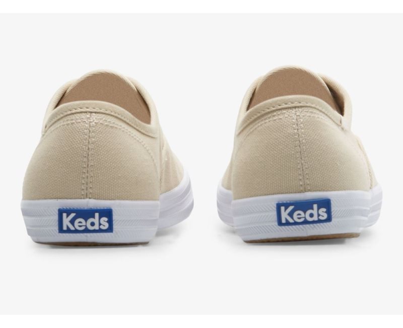 Keds Keds Champion Feat. Organic Pamuklu Spor Ayakkabı Kadın Oatmeal | yTafvhOV