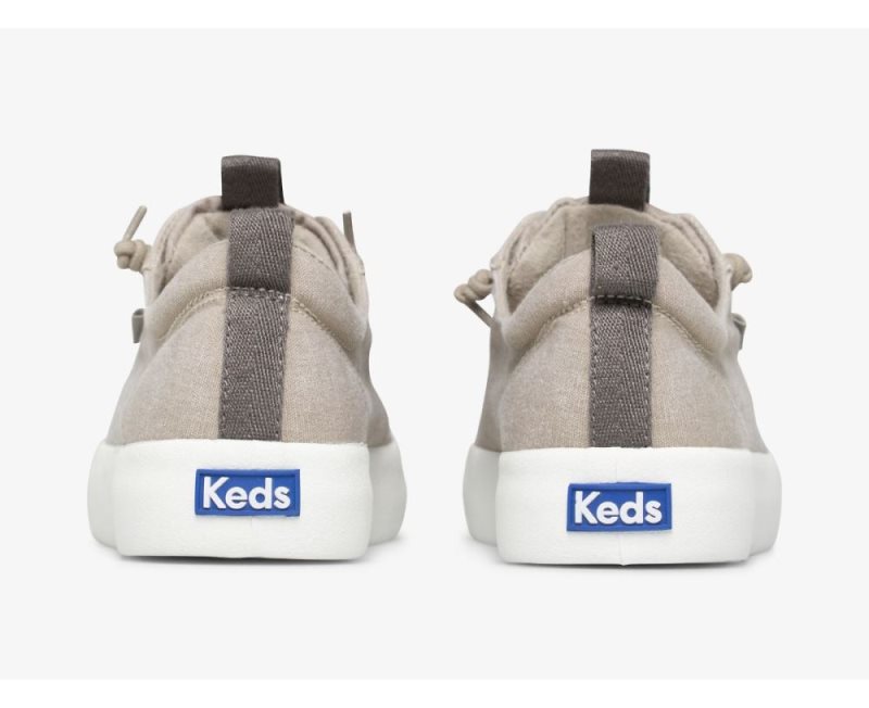 Keds Kickback Kanvas Washable Spor Ayakkabı Kadın Gri | mznQRjrq