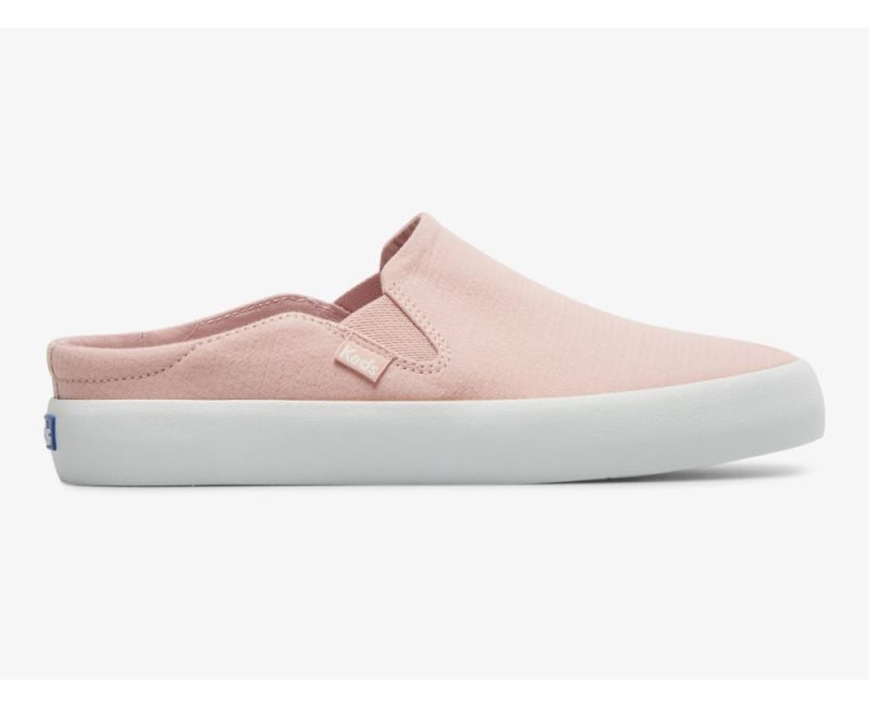 Keds Kickback Mule Crepe Makosen Ayakkabı Kadın Mauve | jRAHFhxF