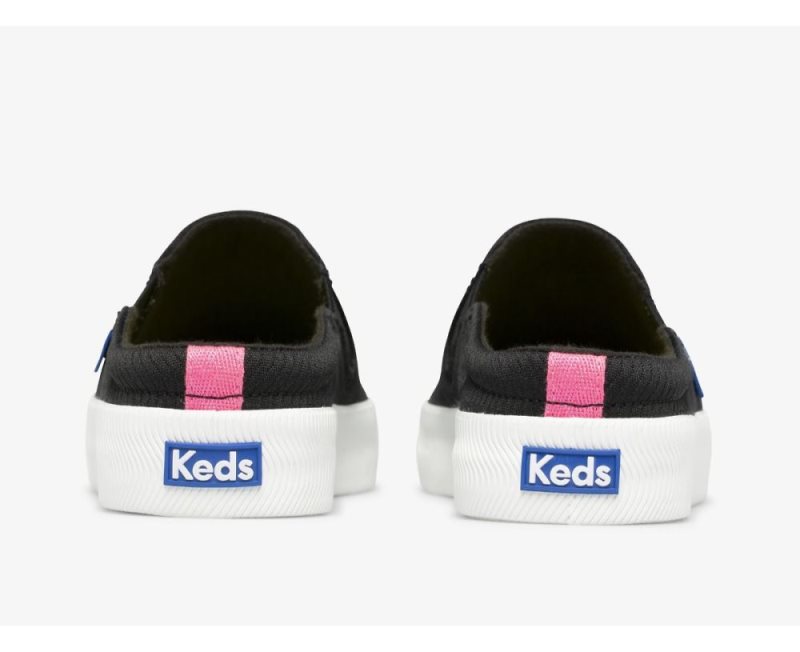 Keds Kickback Mule Scuba Mule Ayakkabı Kadın Siyah | vkAz8ueb