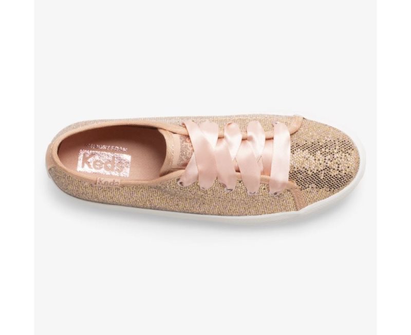 Keds Kickstart Celebrations Spor Ayakkabı Çocuk Pembe Altın | 6tO8sT4v