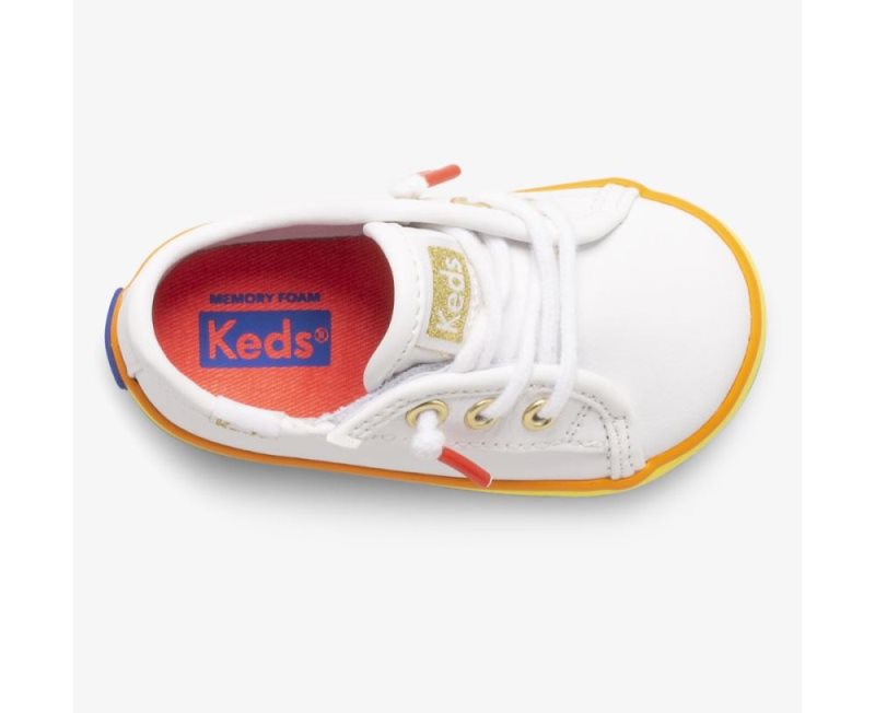 Keds Kickstart Crib Spor Ayakkabı Çocuk Renkli Beyaz | Nh1CXffS