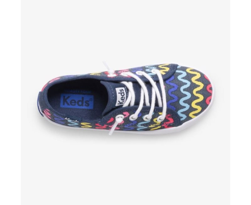 Keds Kickstart Seasonal Jr Spor Ayakkabı Çocuk Lacivert | S4ycPj5y