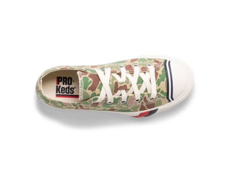 Keds Royal Lo Spor Ayakkabı Çocuk Camo Zeytin Yeşili | eVqiaAZJ55