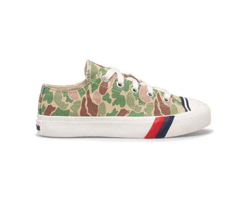 Keds Royal Lo Spor Ayakkabı Çocuk Camo Zeytin Yeşili | eVqiaAZJ55