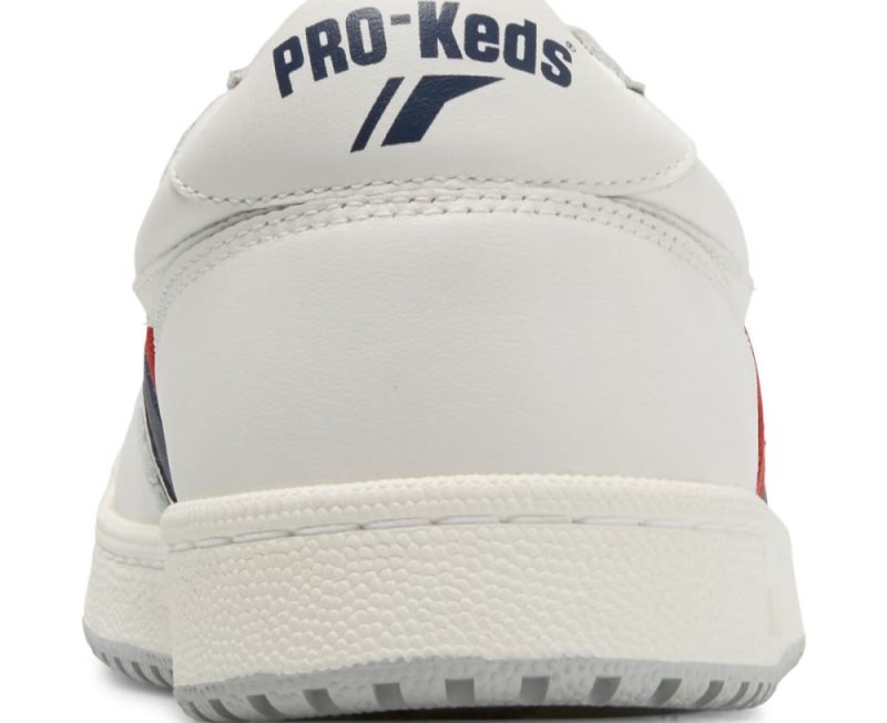 Keds Skyhawk Lo Deri Spor Ayakkabı Kadın Beyaz Mavi Kırmızı | et2PBMKx