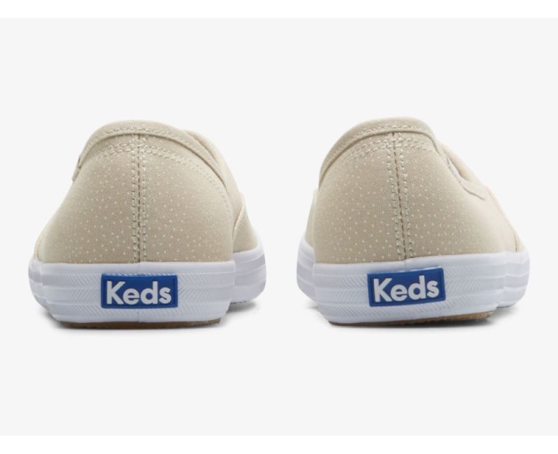 Keds The Mini Dots Print Makosen Ayakkabı Kadın Kahverengi Beyaz | FfcRpB8H