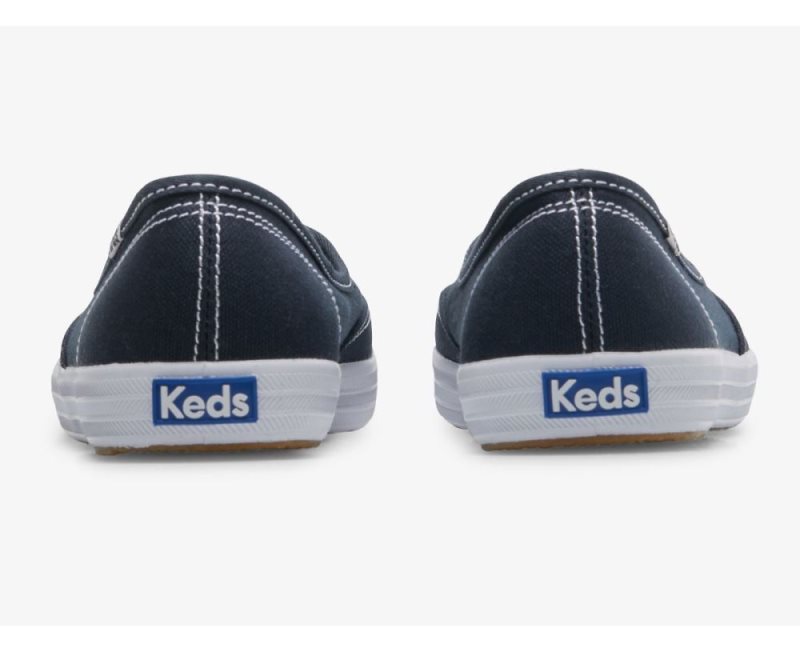 Keds The Mini Kanvas Kanvas Ayakkabı Kadın Lacivert | S3aidhnI