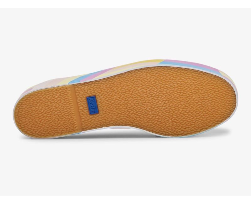 Keds Triple Up Wavy Multi Foxing Spor Ayakkabı Kadın Beyaz Renkli | GiC8xb1E